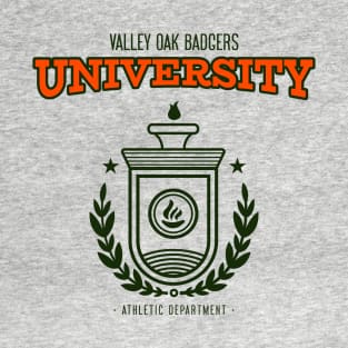 Valley OAK Badgers University Athletic Department T-Shirt